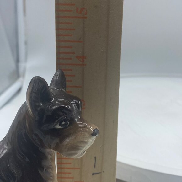 Vtg Scottish Terrier Figurine SCOTTIE 4" x 4" Glossy Collector Decor - Picture 7 of 8